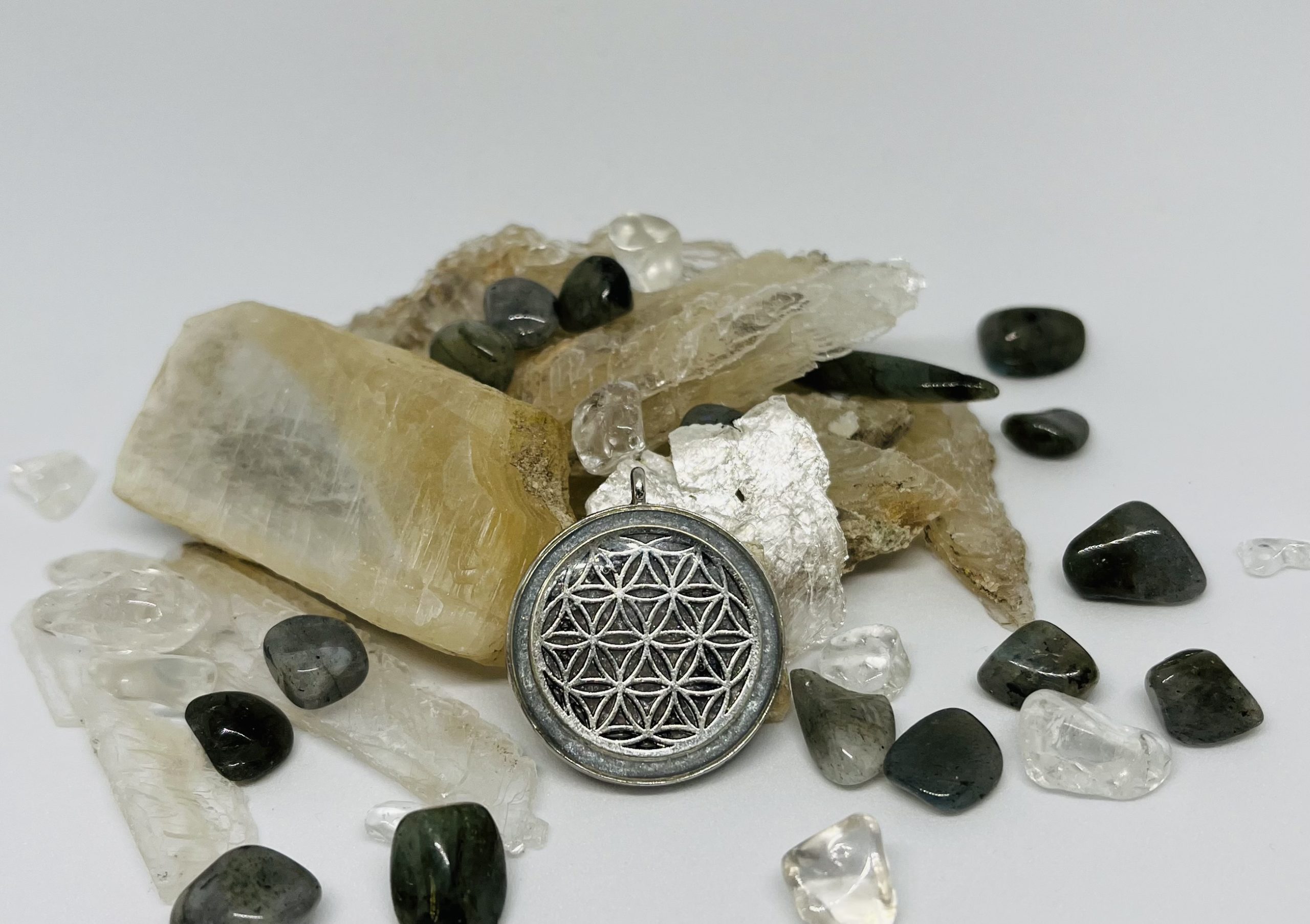 Flower of Life Sacred Geometry KeyChain / Pet-Tag - Image 4