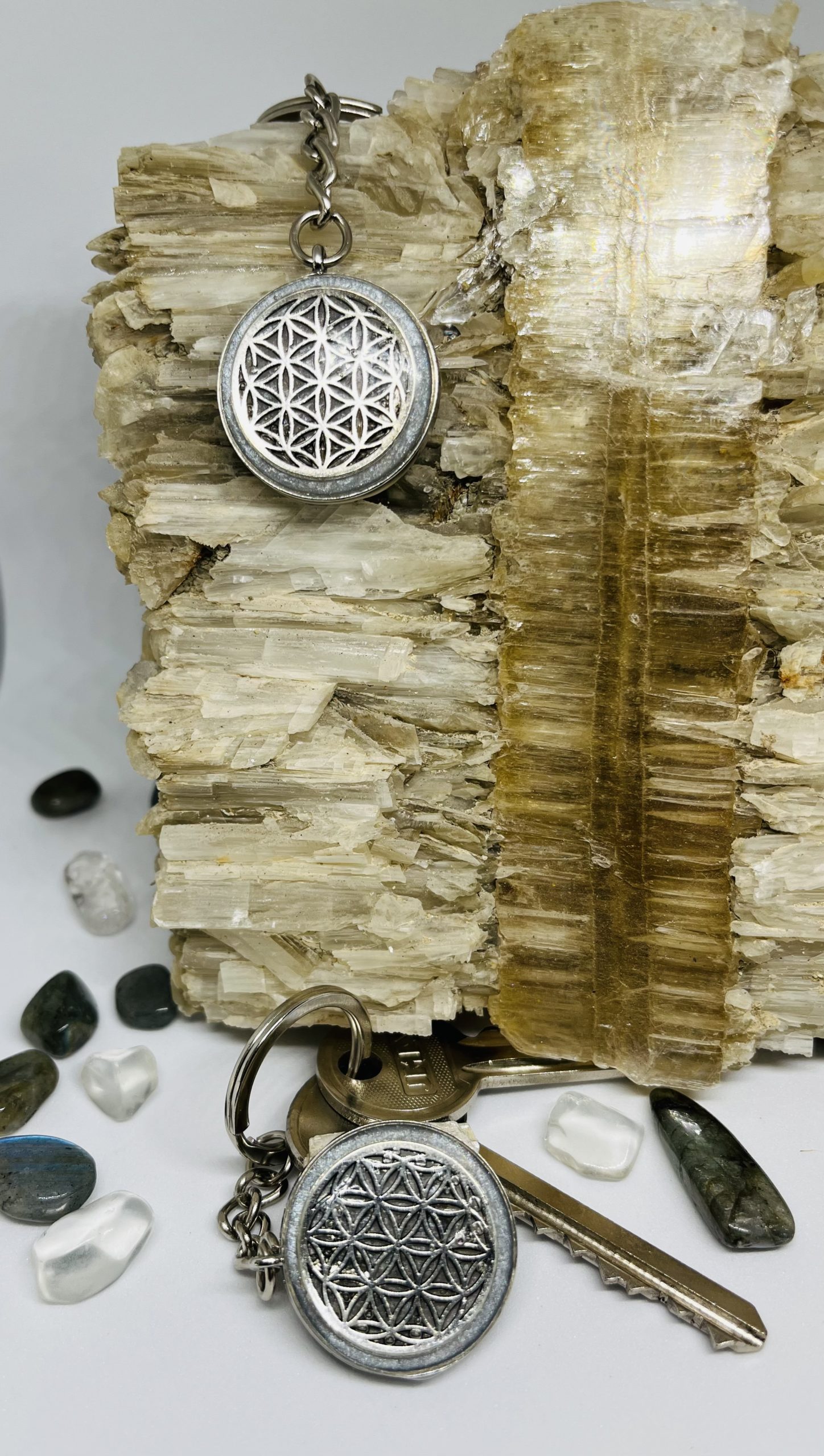 Flower of Life Sacred Geometry KeyChain / Pet-Tag - Image 7