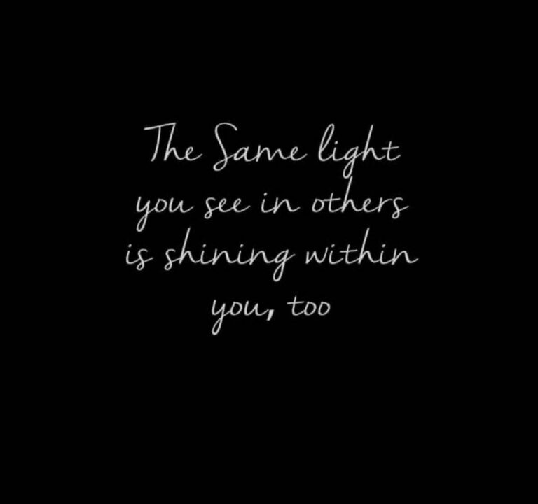 The Same Light Shines in You