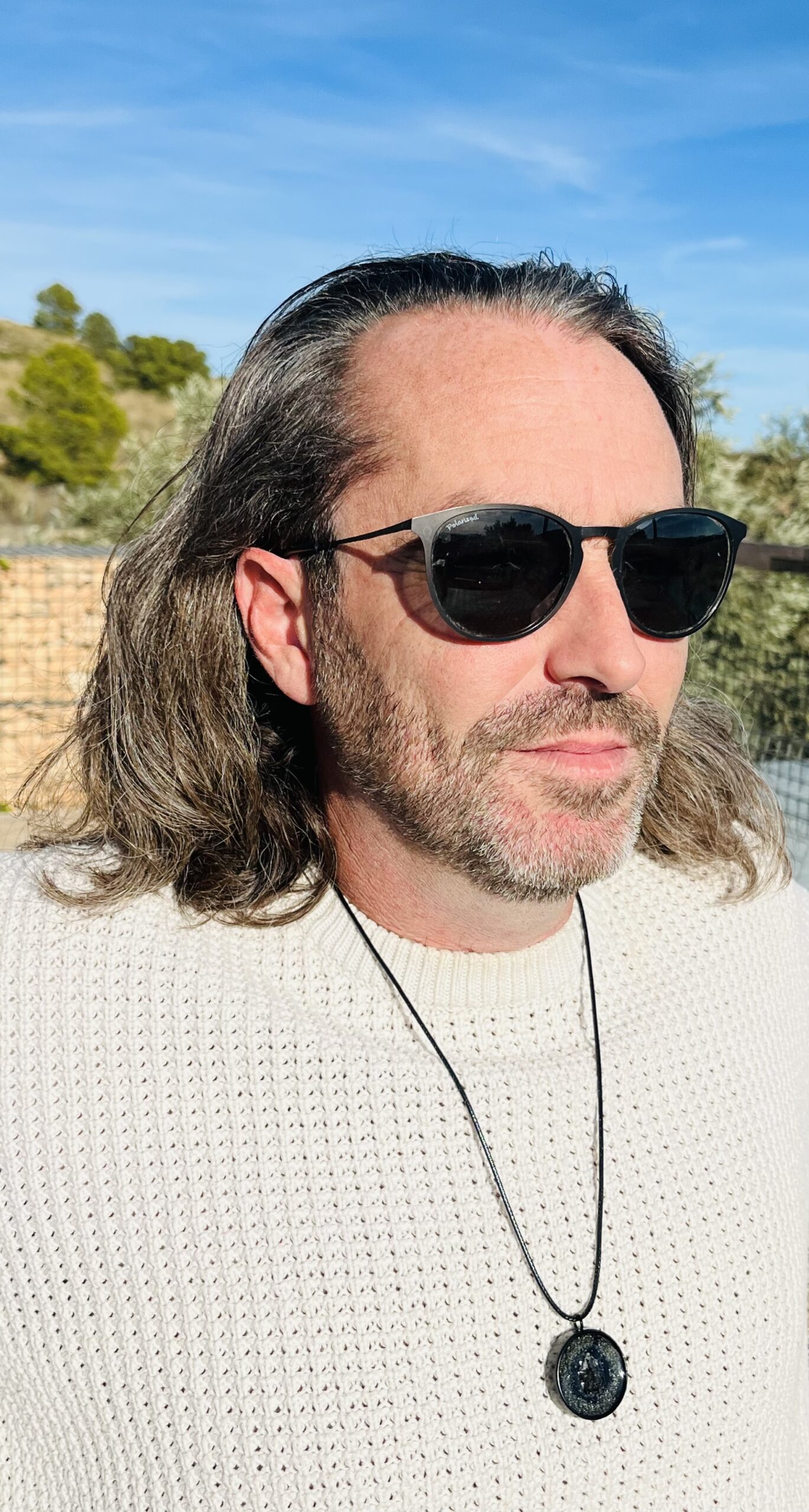 Enhydro Quartz Raw Crystal Pendant - Image 5