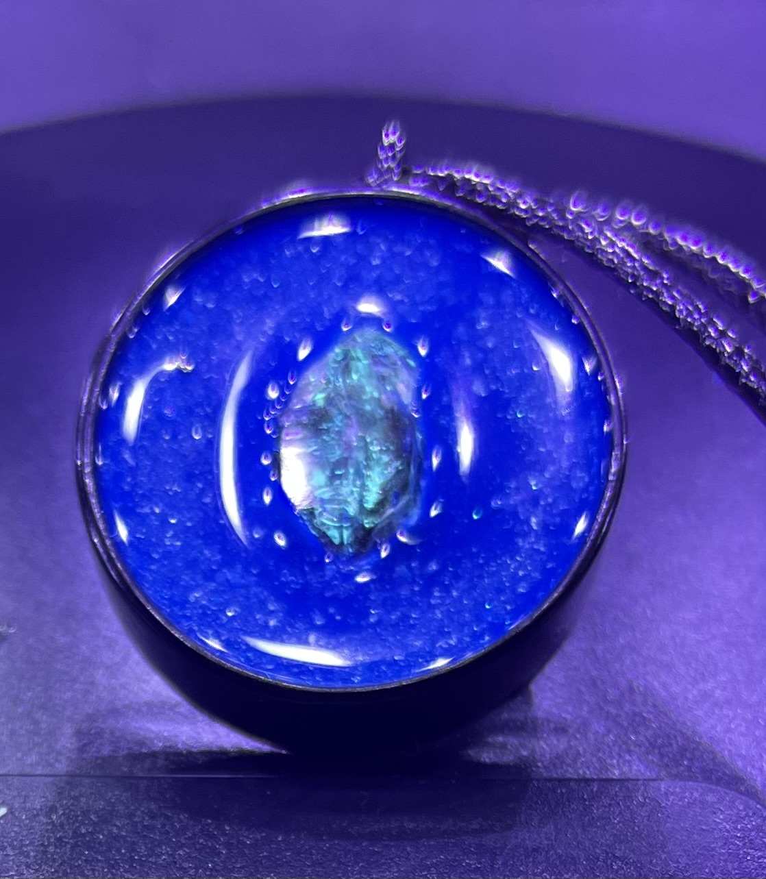 Enhydro Quartz Raw Crystal Pendant - Image 6