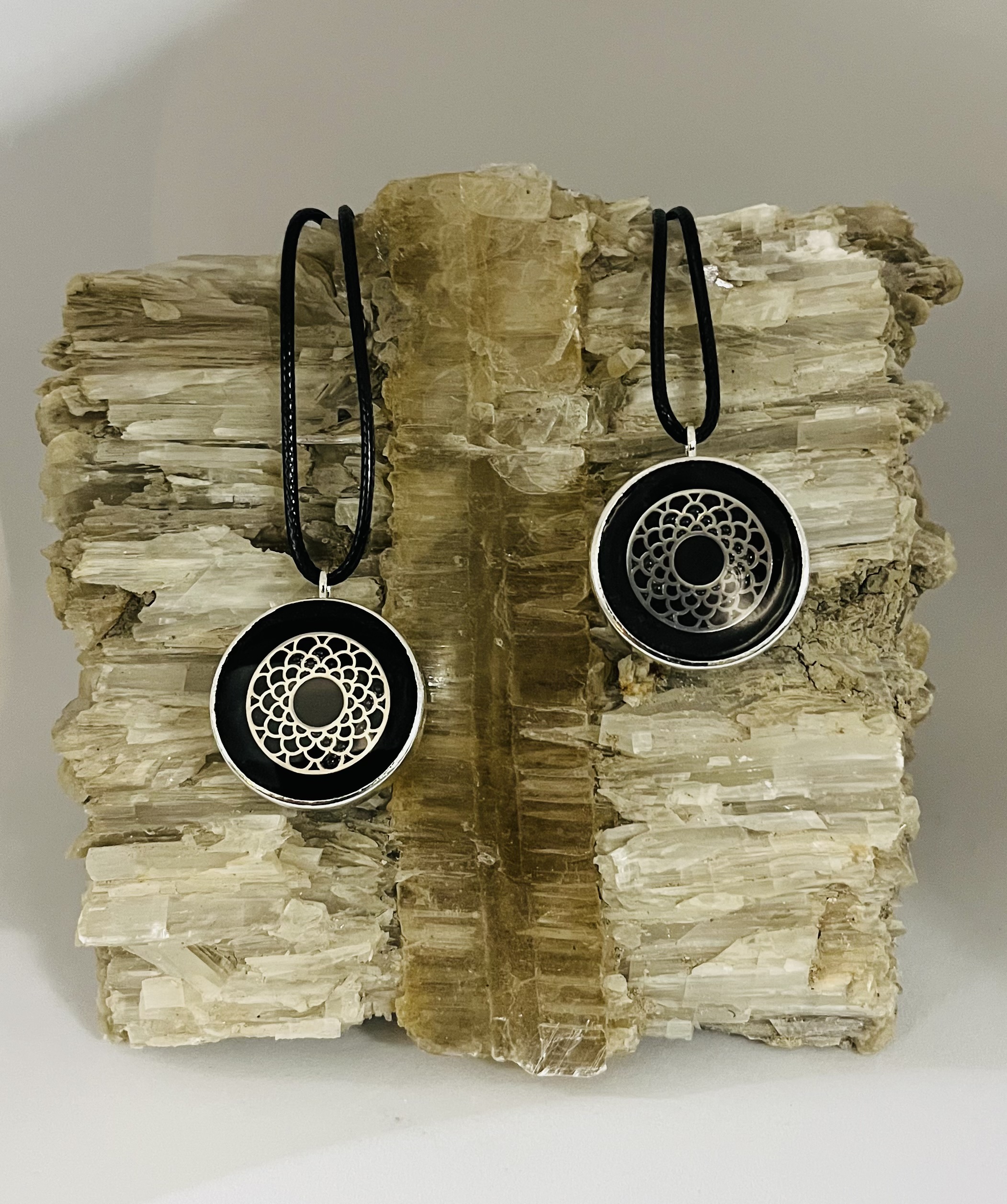 Silver Toroidal Pendant - Image 2