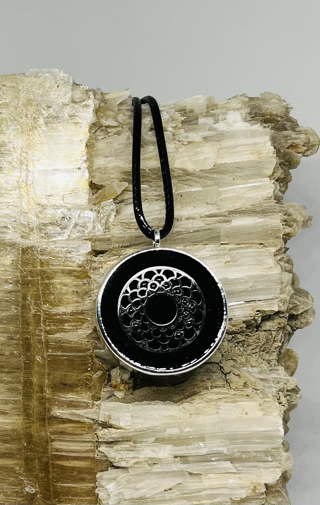 Silver Toroidal Pendant